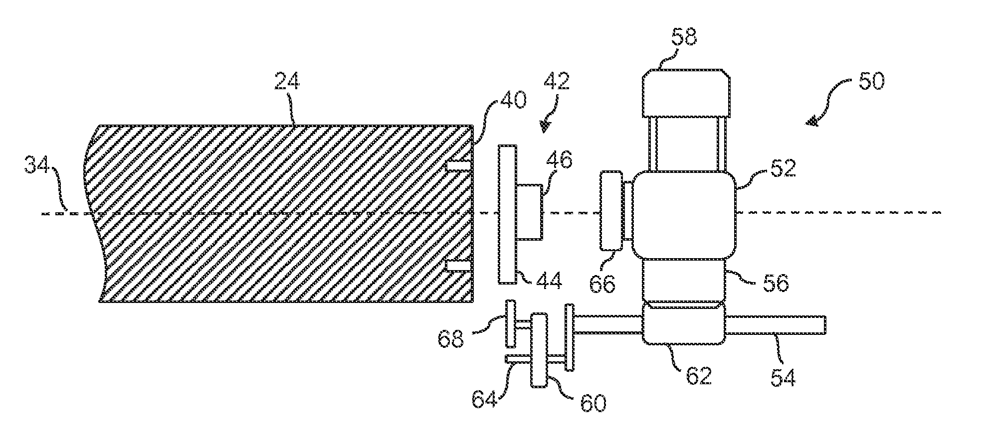 System and method for in-situ resurfacing of a wind turbine main rotor shaft