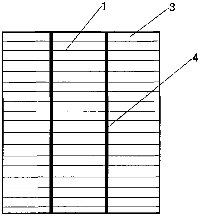 Electrode structure on back of solar cell and manufacturing method thereof
