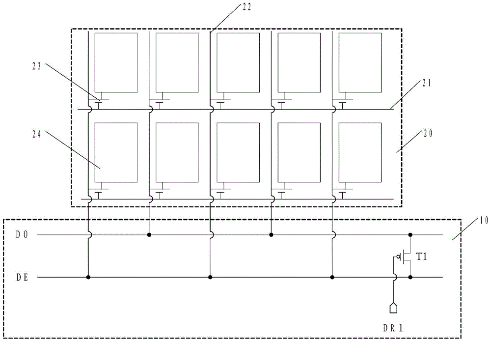 Test circuit, array substrate and display device