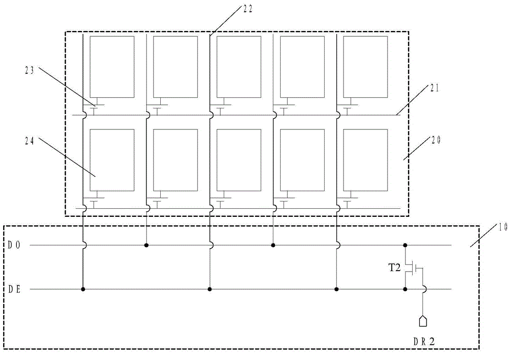 Test circuit, array substrate and display device
