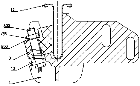 Intelligent adjustment glass supporting device