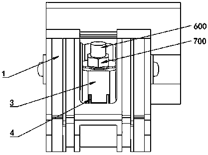 Intelligent adjustment glass supporting device