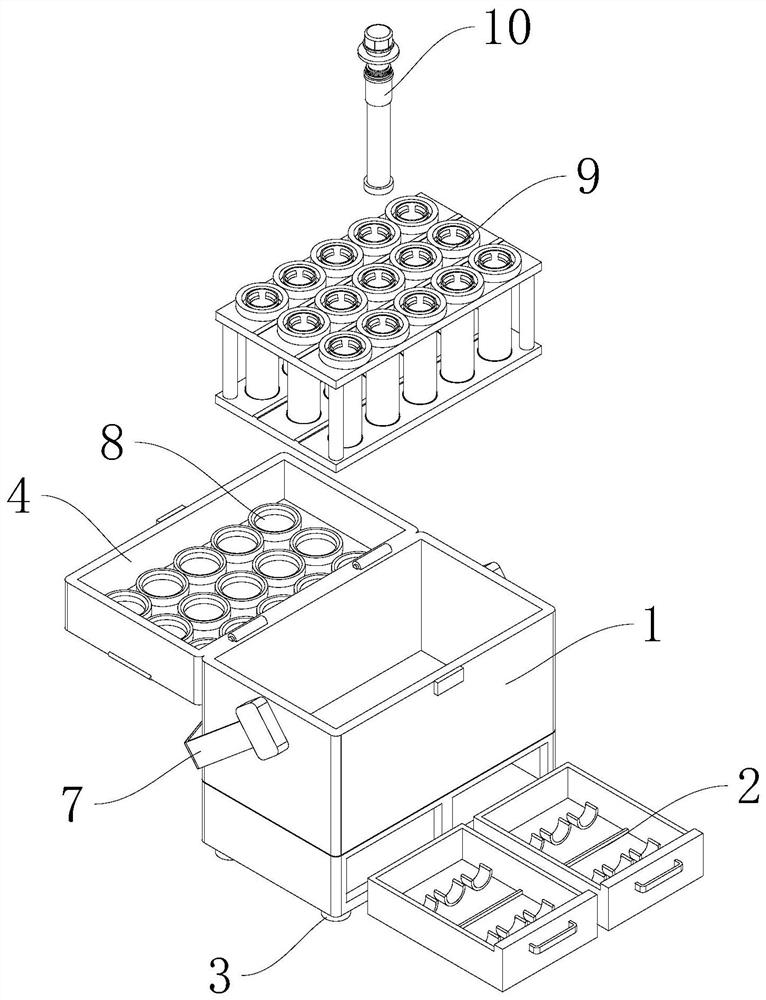 A sampling device for import and export animal quarantine