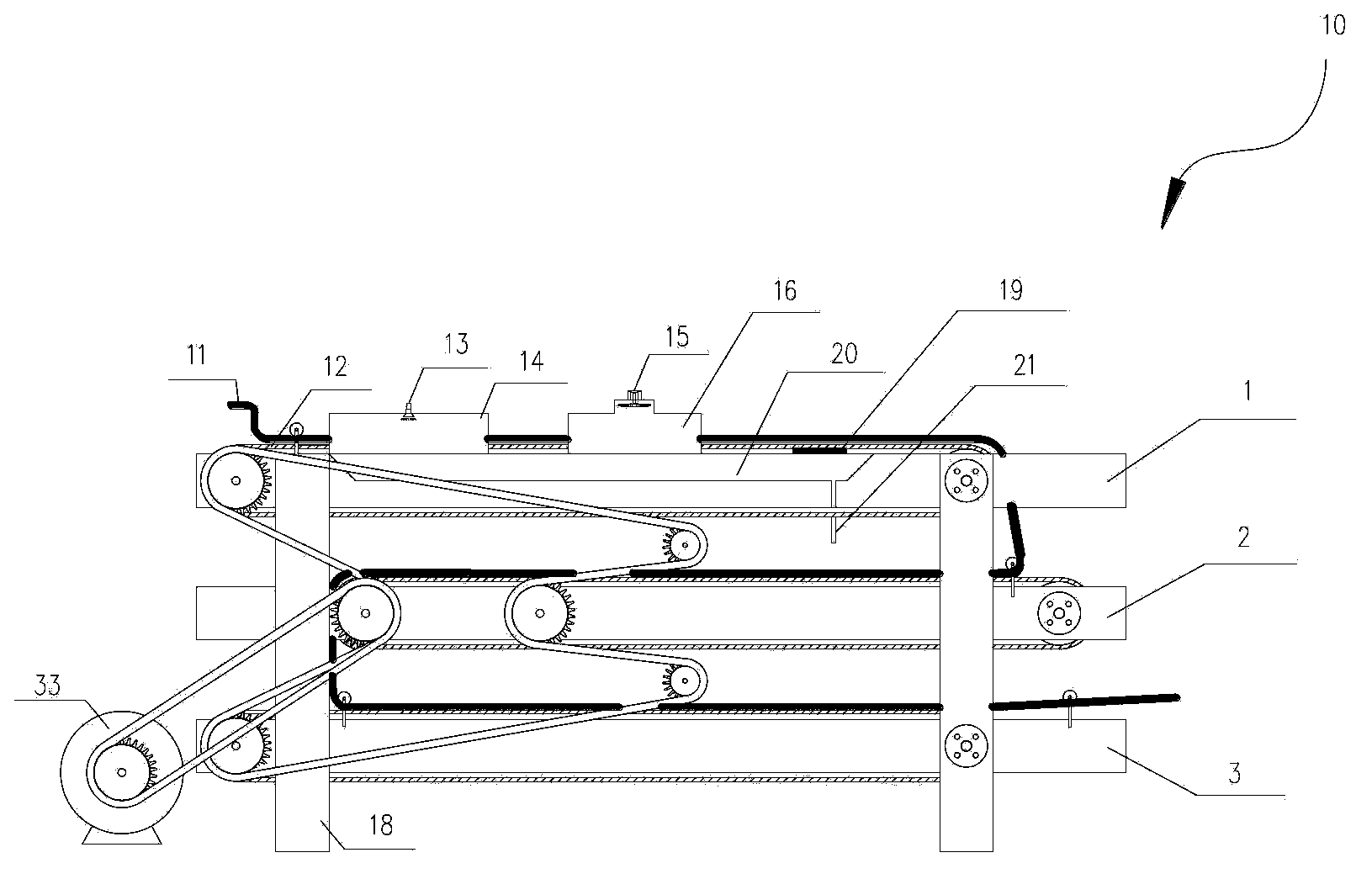 Extruded plastic cooling device