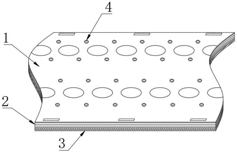 Mulching film with mark and production process