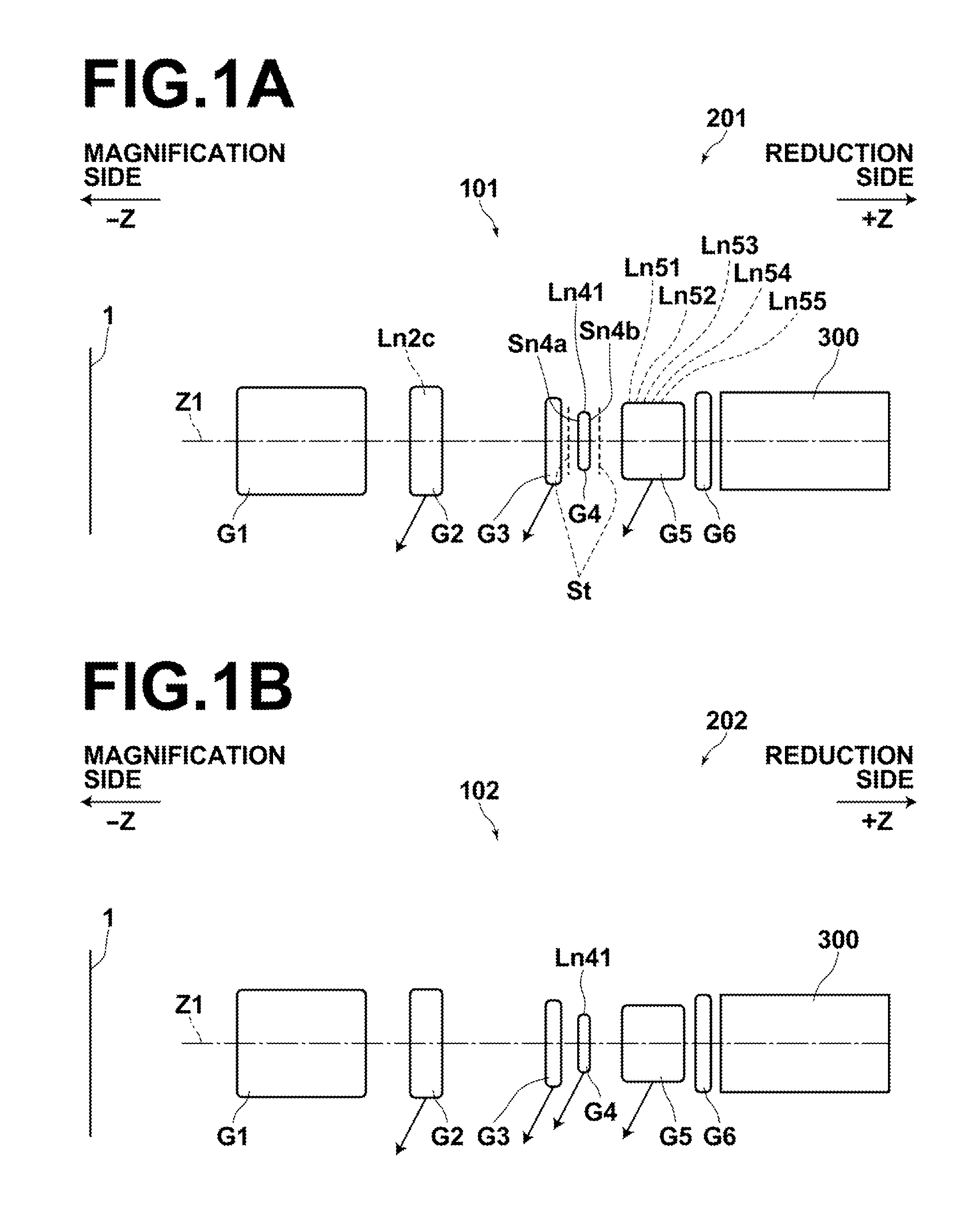 Projection zoom lens and projection display apparatus