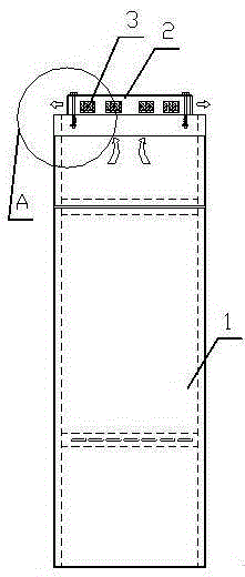 Voltage release device of electrical switch cabinet