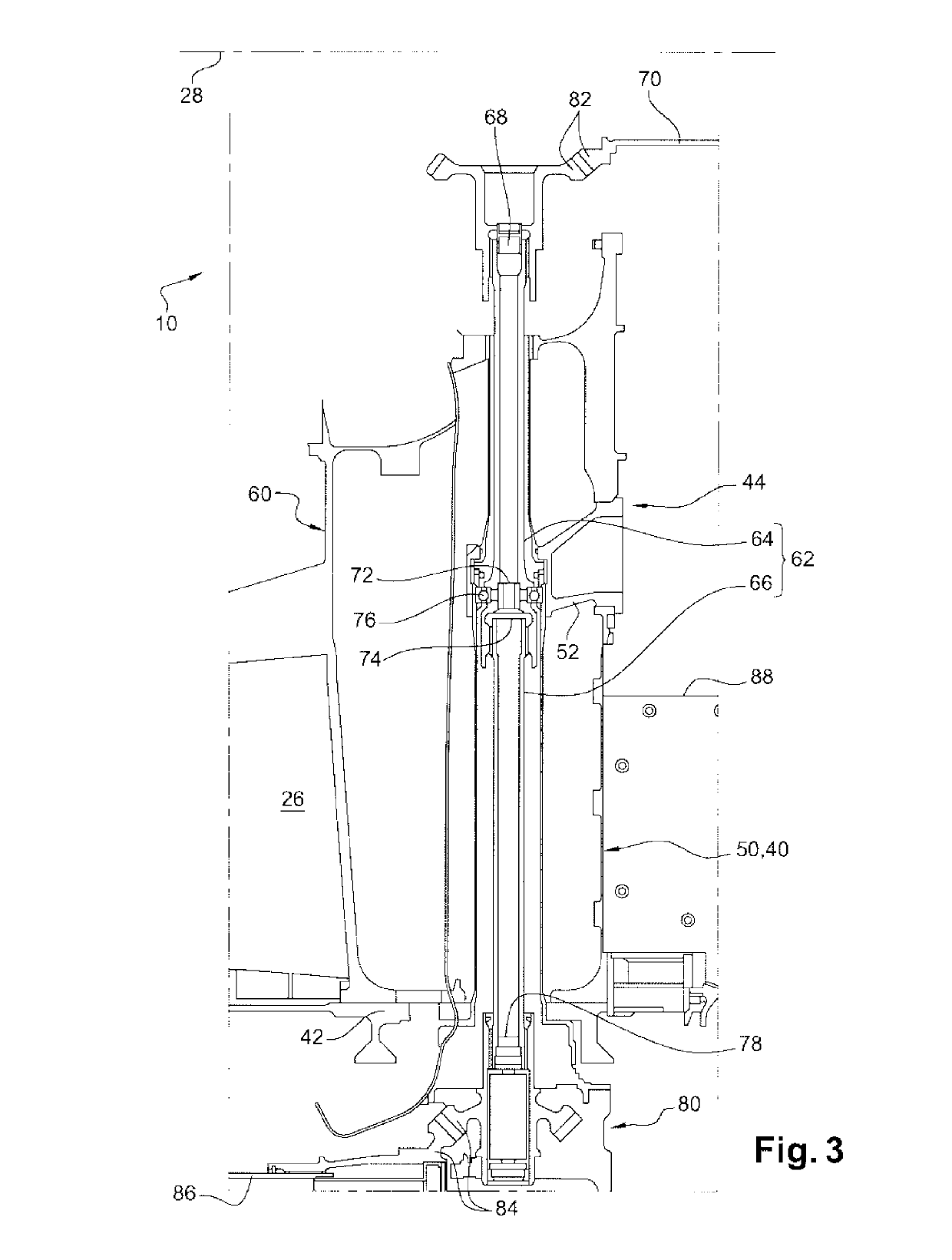 Arm for turbine-engine casing comprising a removable additional piece