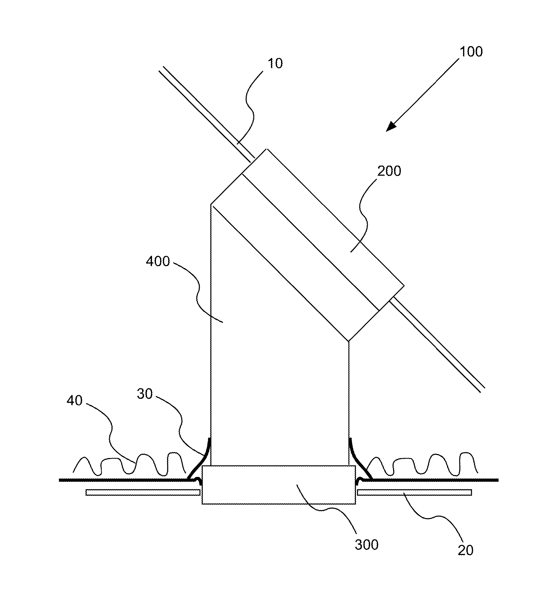 Tubular skylight diffuser element and method of manufacturing a diffuser element