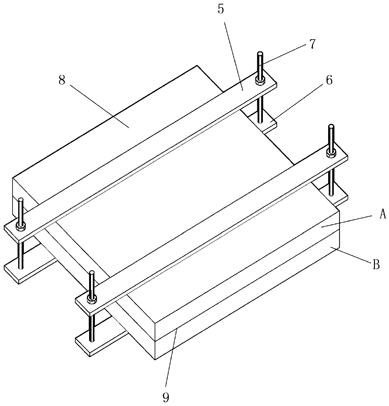 Method for analyzing opening field and seepage condition of rock fracture under different pressures