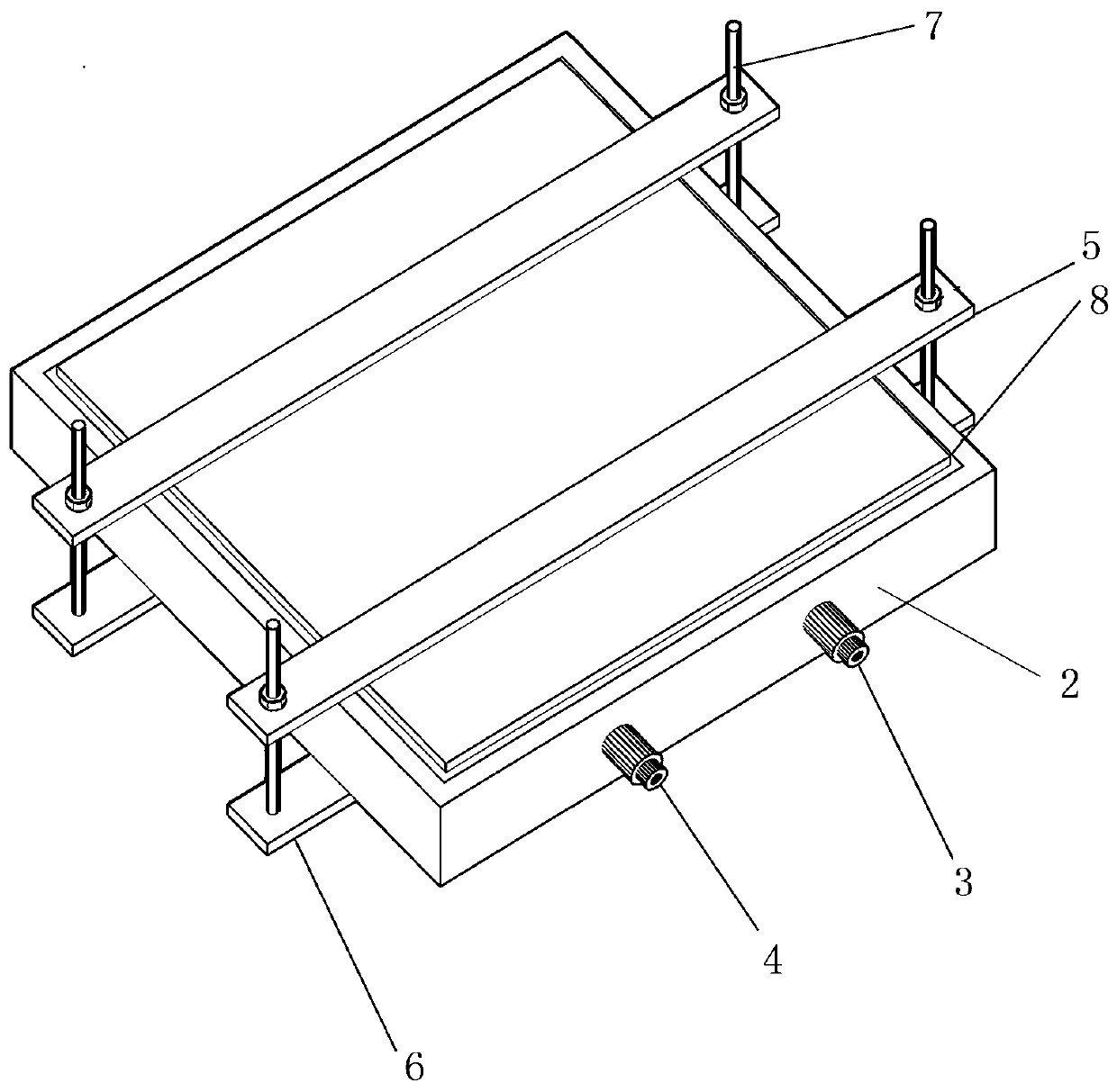 Method for analyzing opening field and seepage condition of rock fracture under different pressures