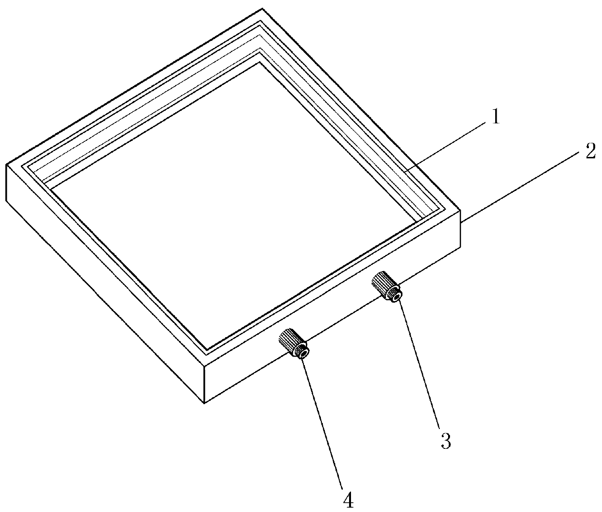 Method for analyzing opening field and seepage condition of rock fracture under different pressures