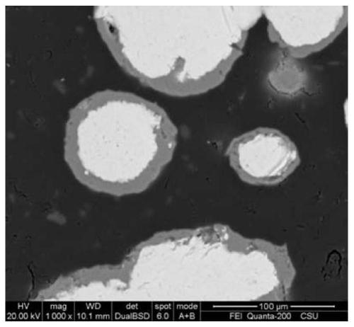 A kind of in-situ reaction preparation method of copper-carbon composite material