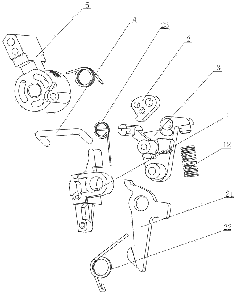 Operating mechanism and miniature circuit breaker