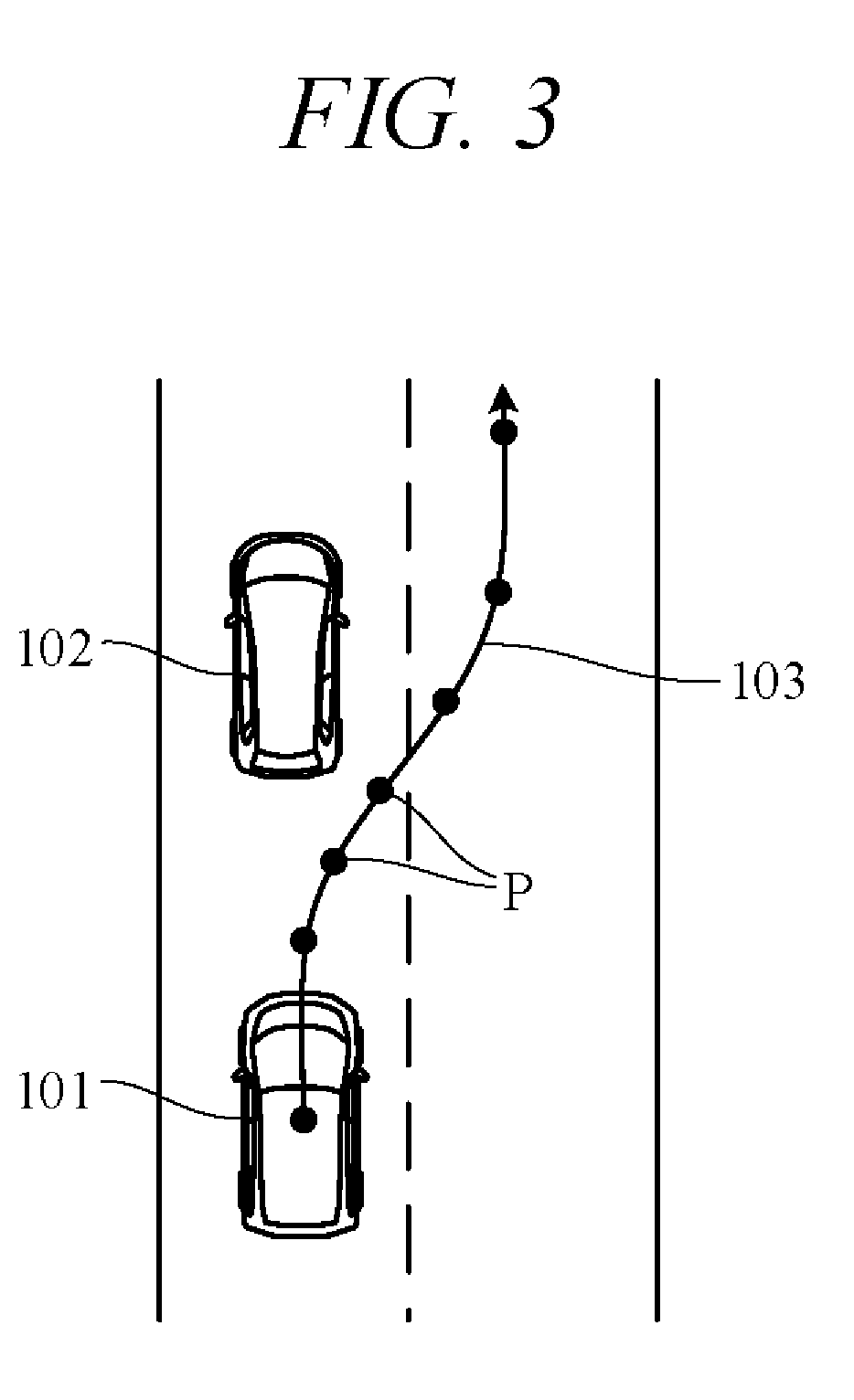 Travel control apparatus of self-driving vehicle