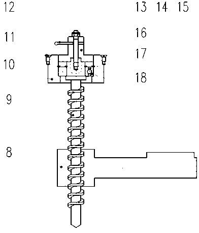 Adjustable boring cutter head and method for changing feed rate of cutter head
