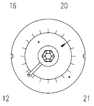 Adjustable boring cutter head and method for changing feed rate of cutter head