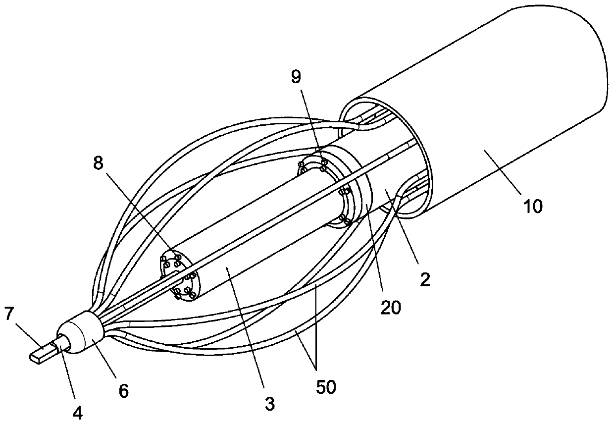 Graphene peritoneoscope and use method thereof