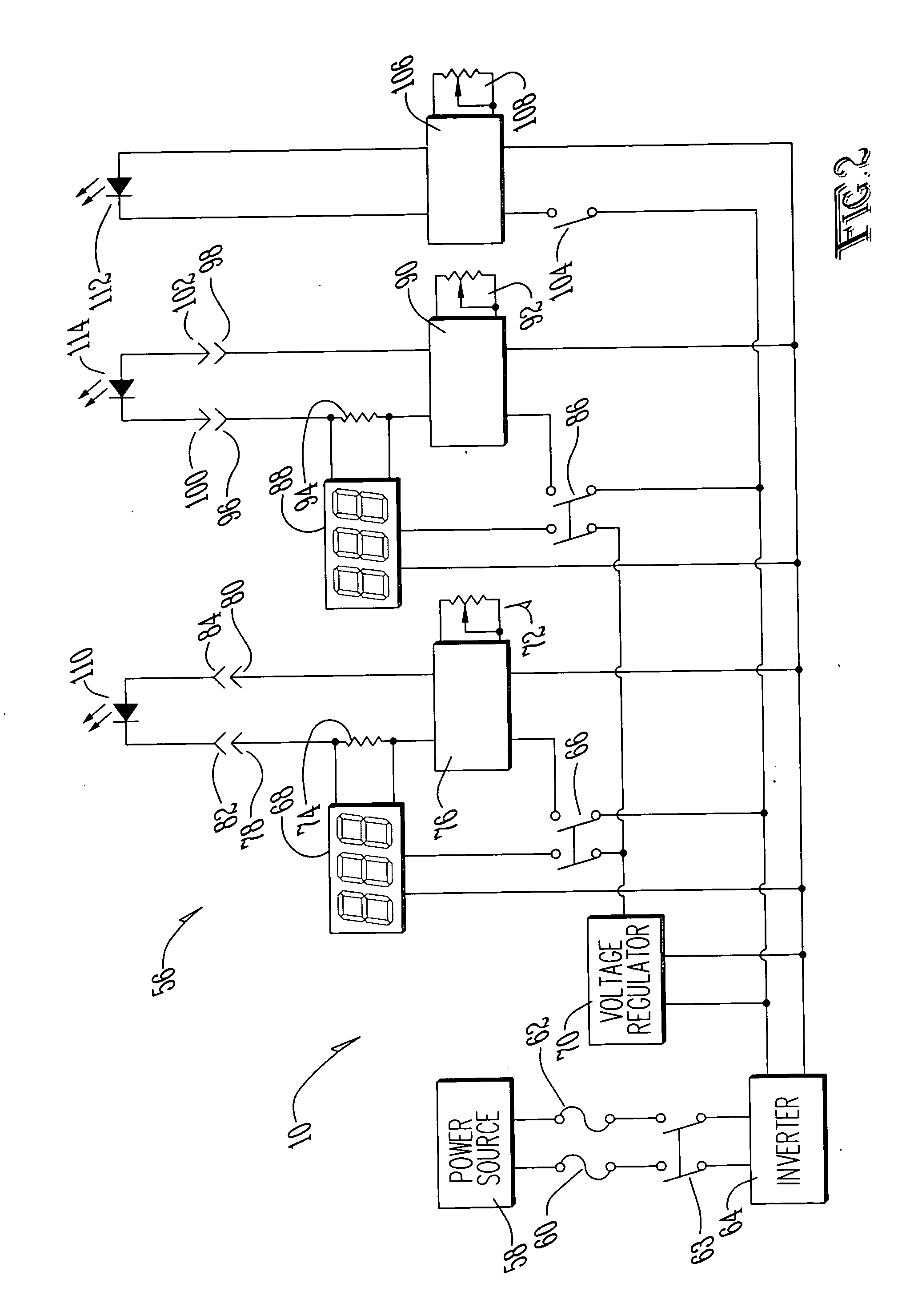 Light reflex testing device