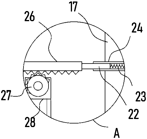 Plastic granular material drying device for production of plastic products