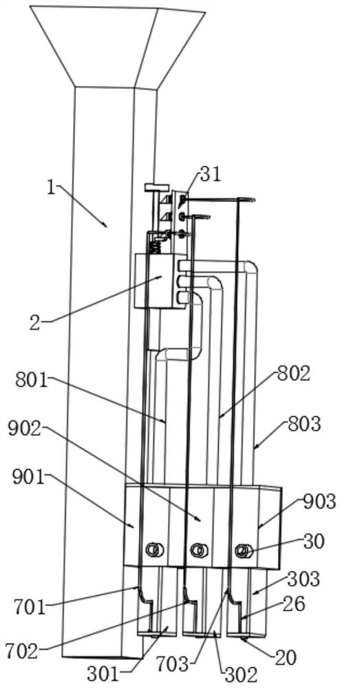 Concrete sampling pipe equipment