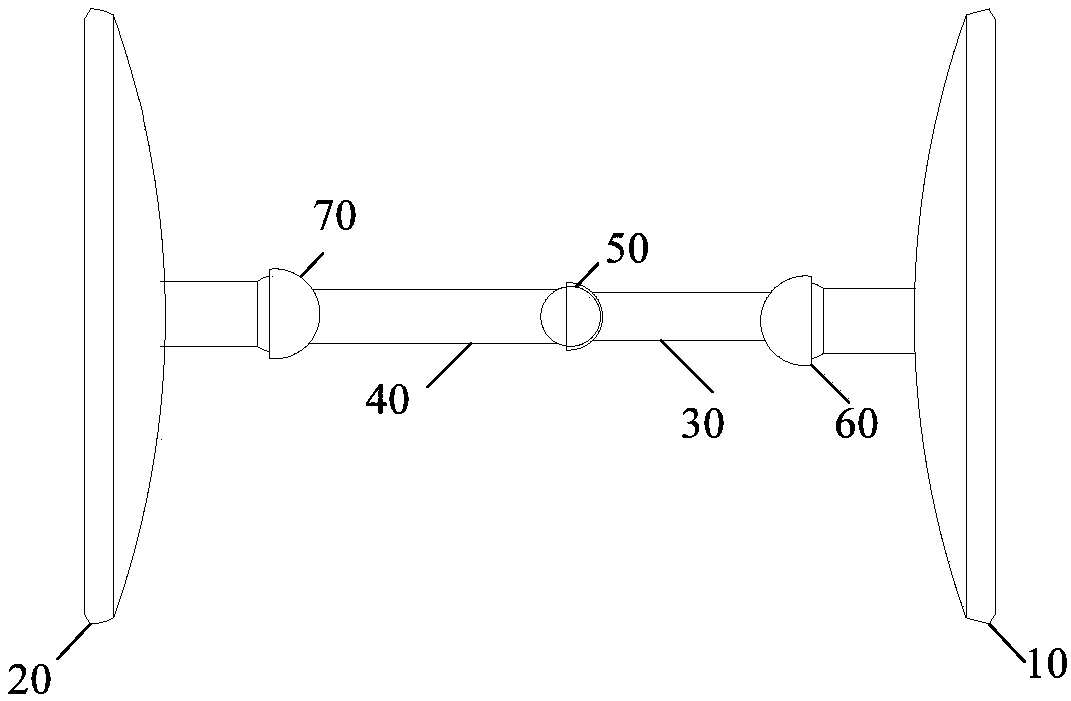 Device, system and method for stretching and fixing intracavity tissues