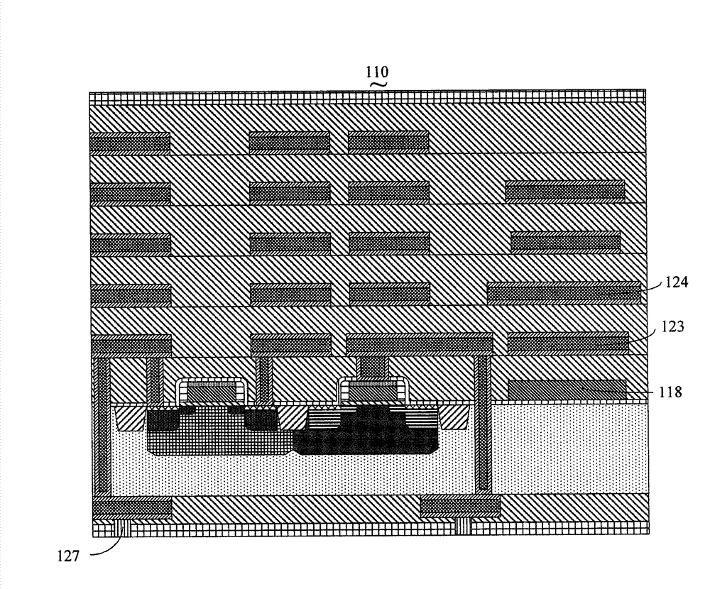 Absolute pressure transducer chip and production method thereof