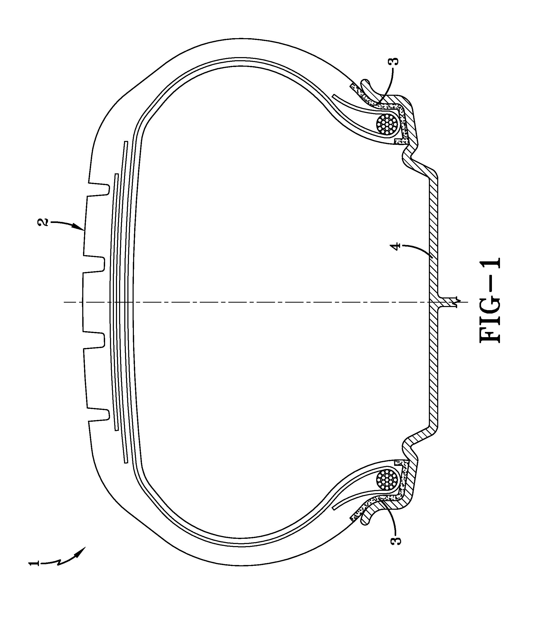 Tire with chafer component