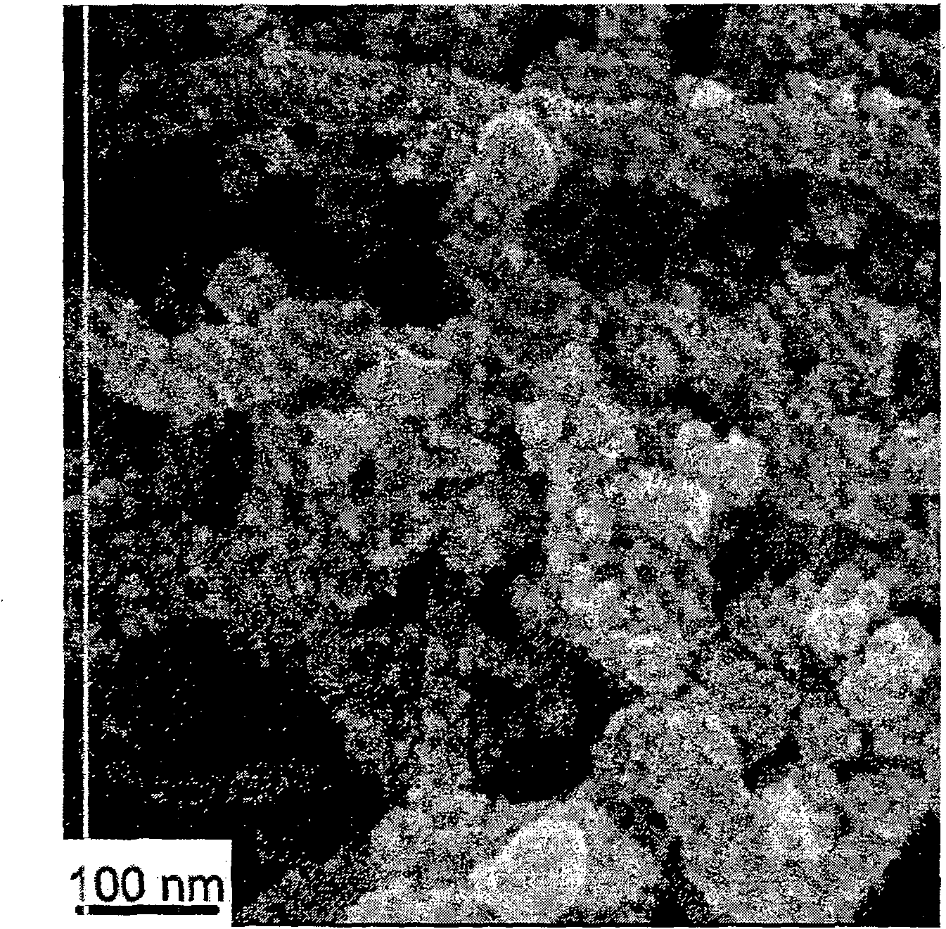 Method for preparing composite material of nano-indium stannum oxide/multi-wall carbon nano-tube