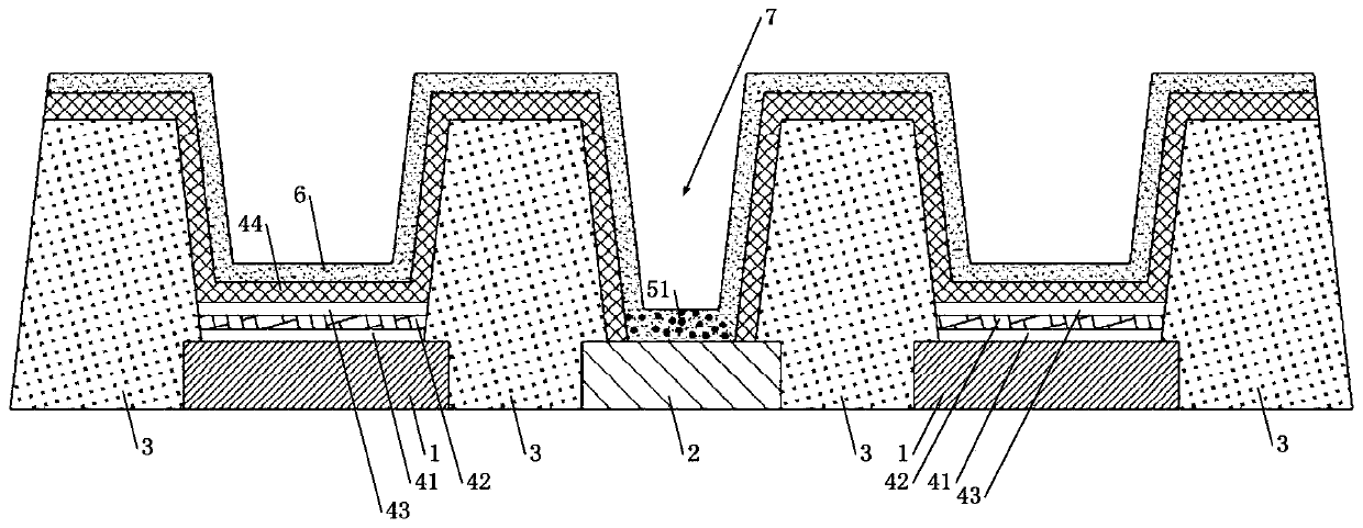 A kind of oled device and preparation method thereof