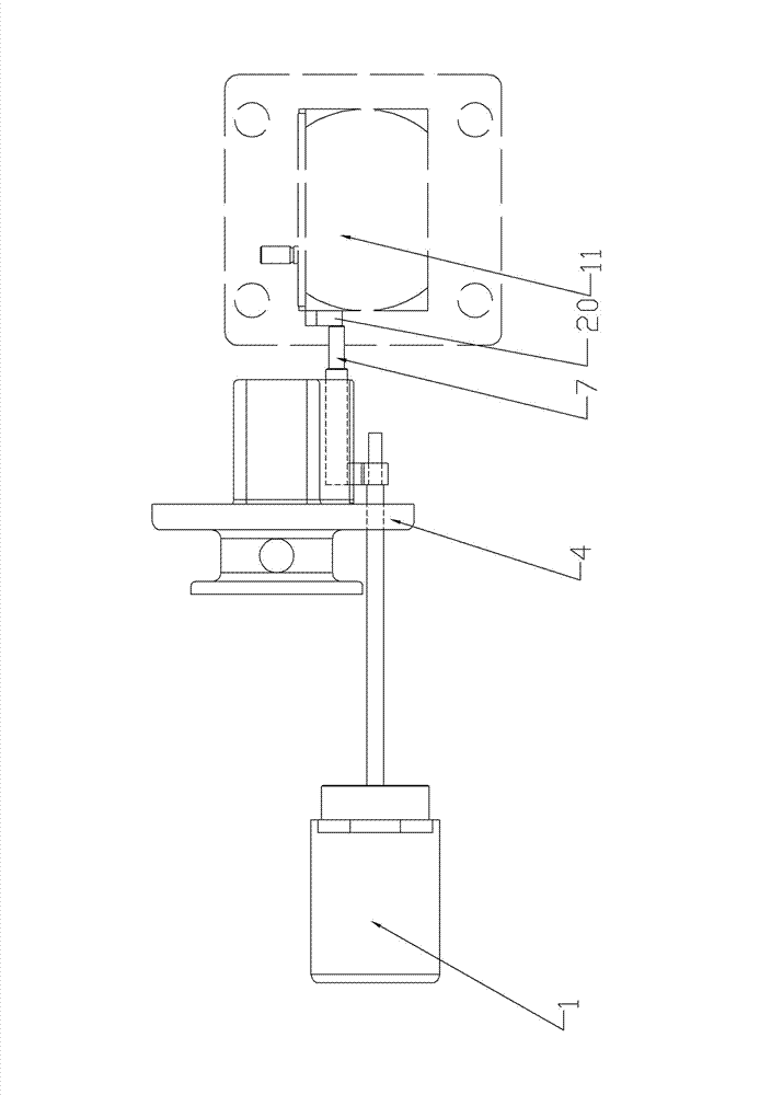 Electronic speed governor actuating mechanism