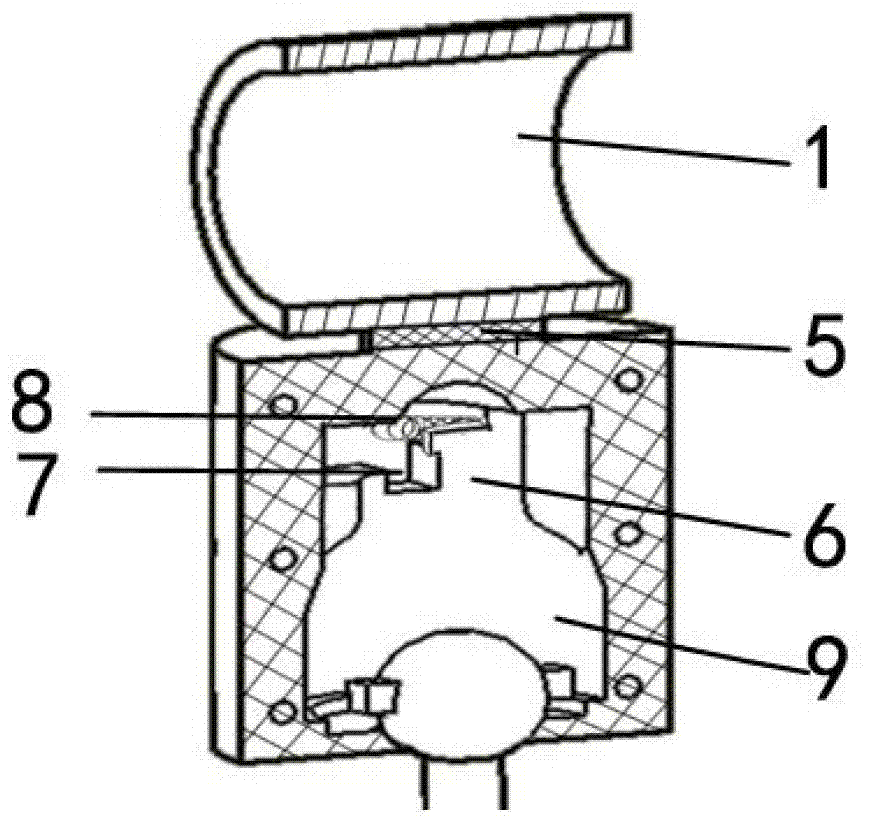 Height-adjustable bus handle capable of swinging within small amplitude