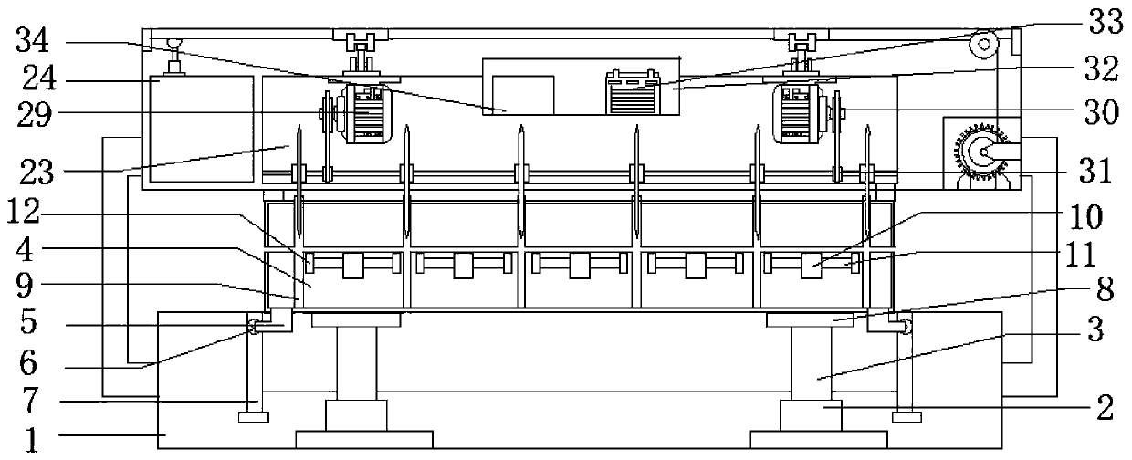 An automatic shaping and cutting device for a chip carrier