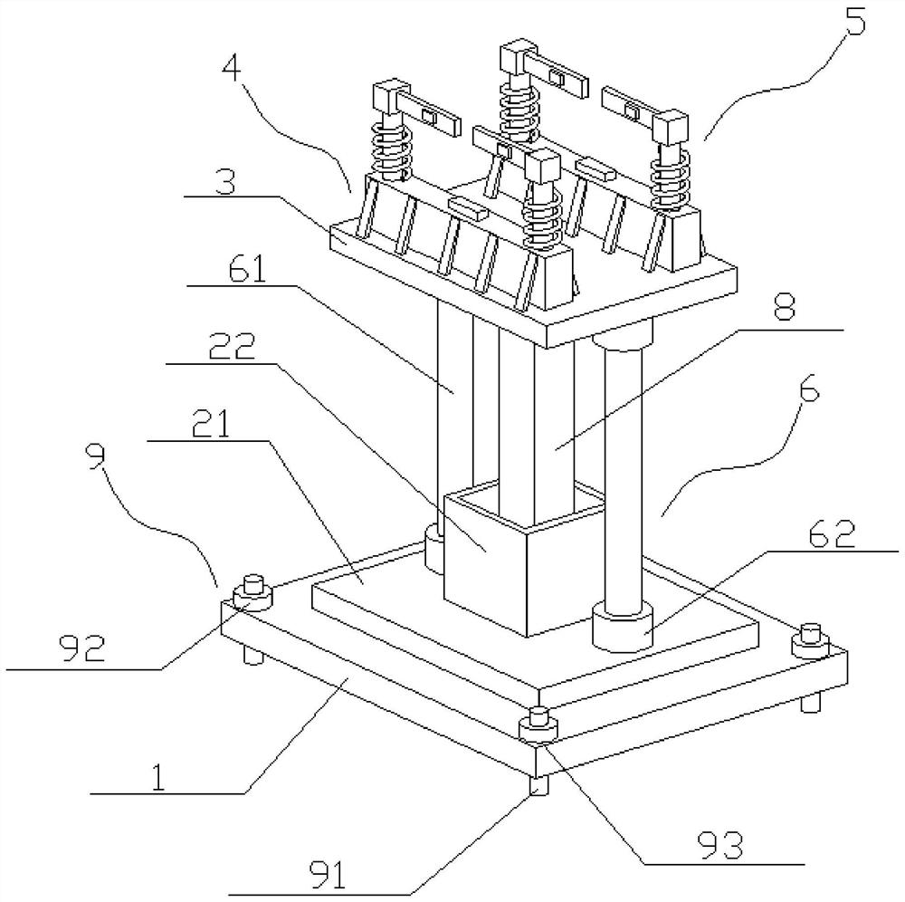 High-voltage measurement isolation device and high-voltage measurement system