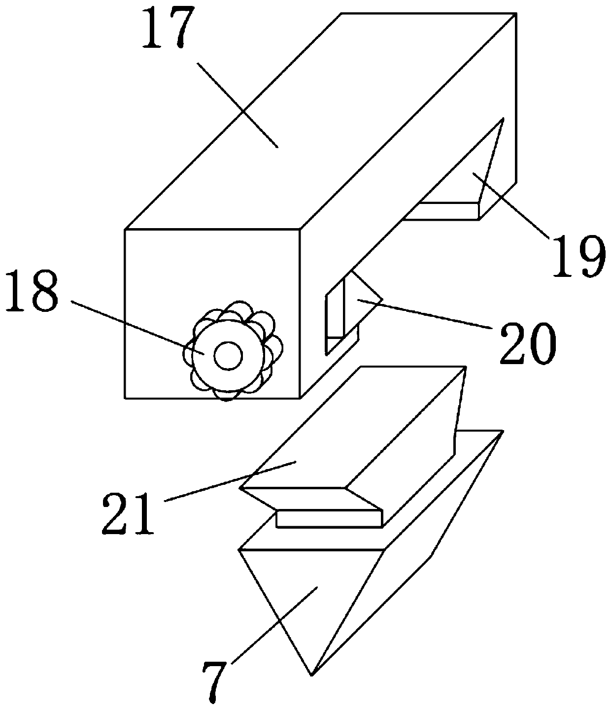 Refrigerator stamped part edge folding and forming device