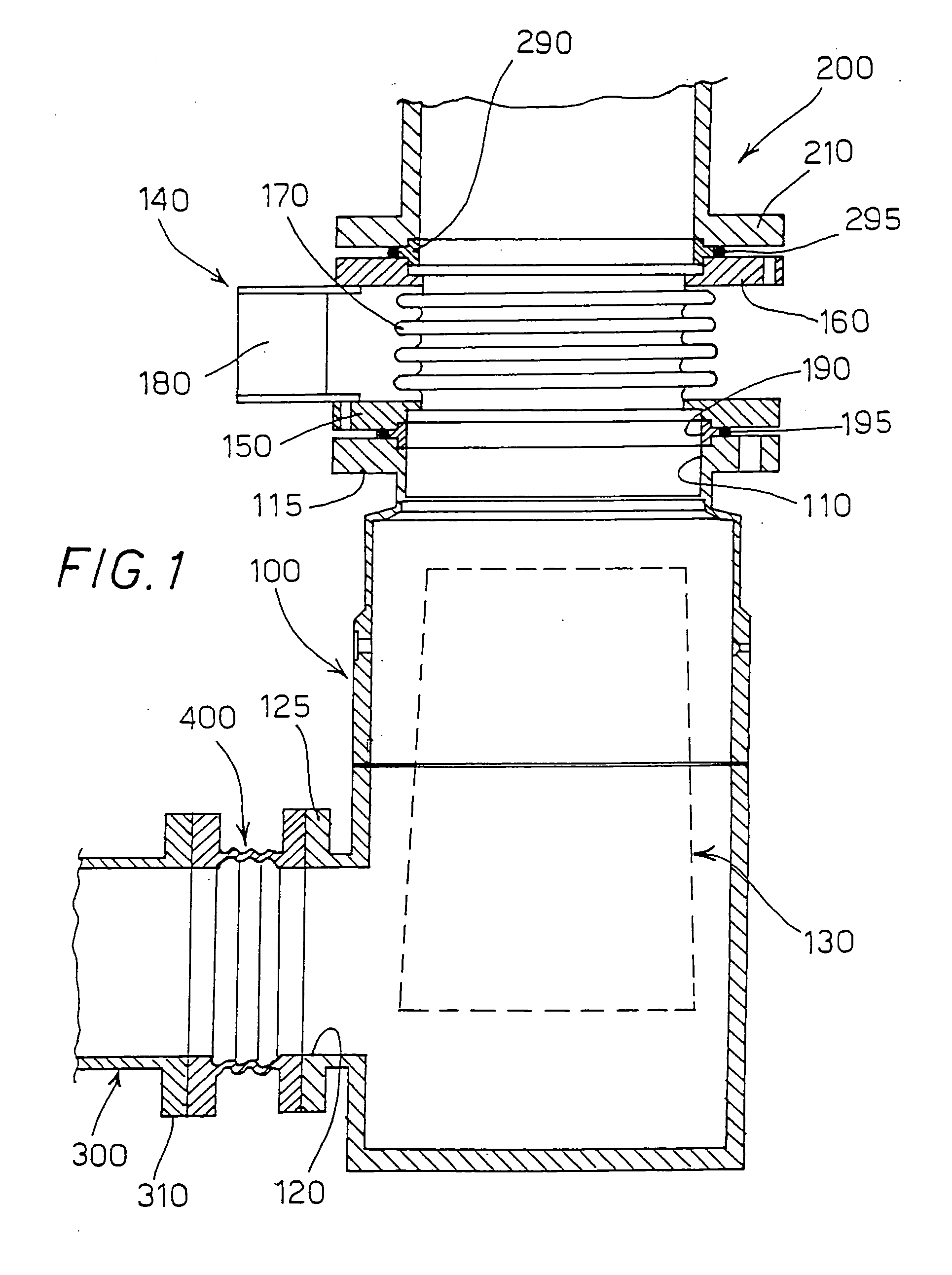 Vacuum pump provided with vibration damper