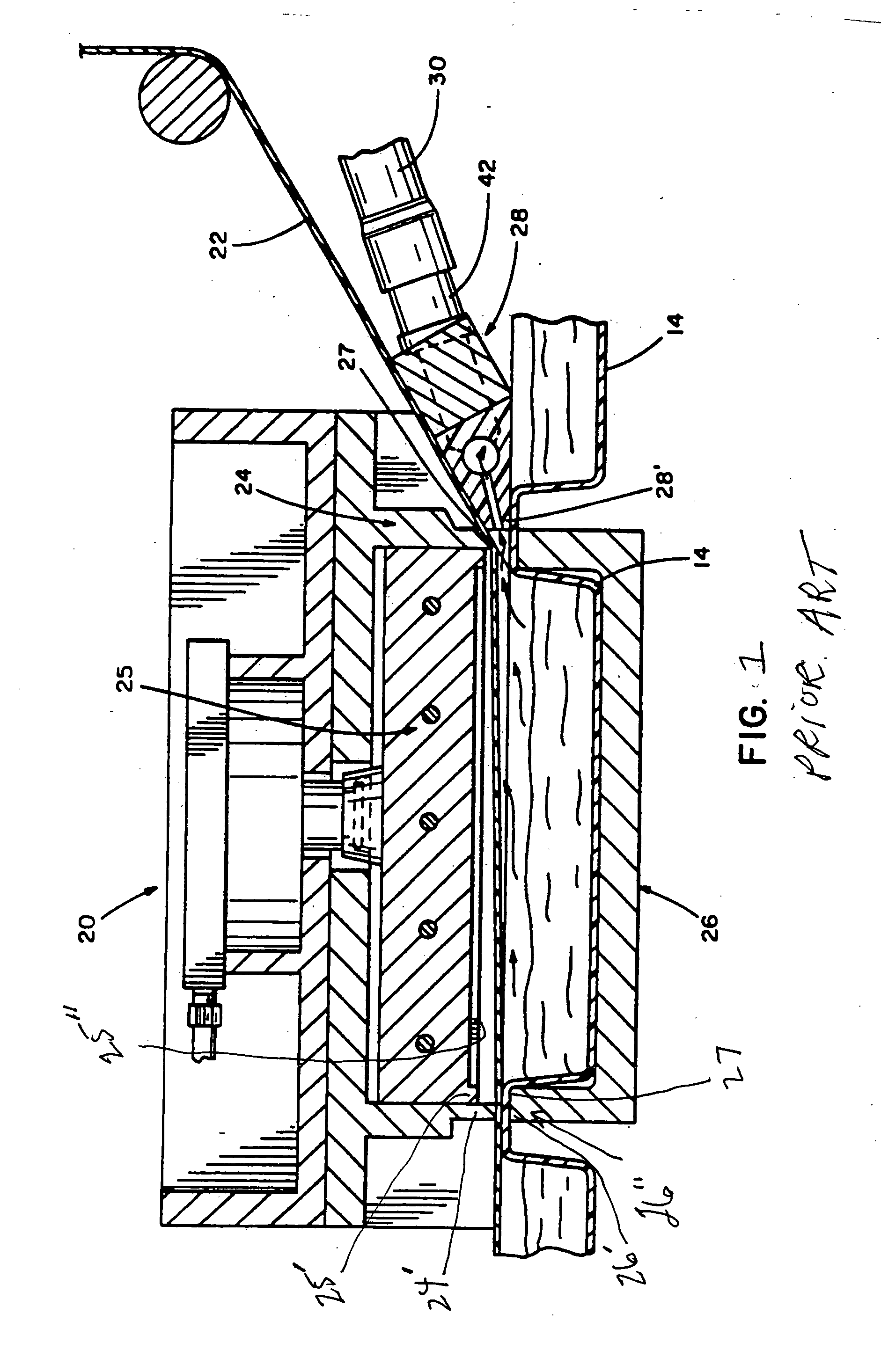 Sealing gasket for lower tool of a sealing station of a vacuum packaging machine