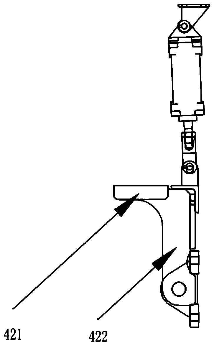 An open pallet stacking and dismantling device