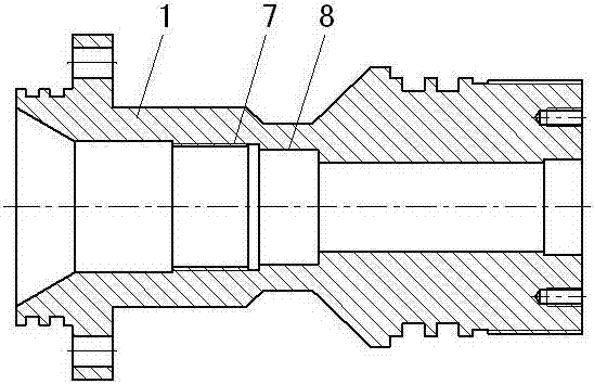 Refitting method and structure for upper joint assembly