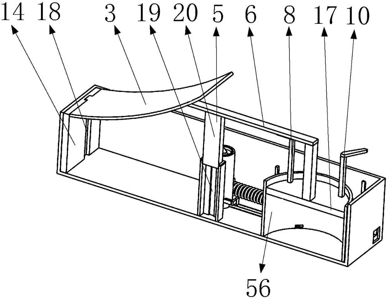 A pneumatic vehicle stop belt