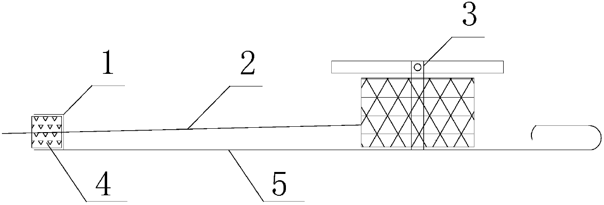 A kind of threading device and threading method for electric wire tube