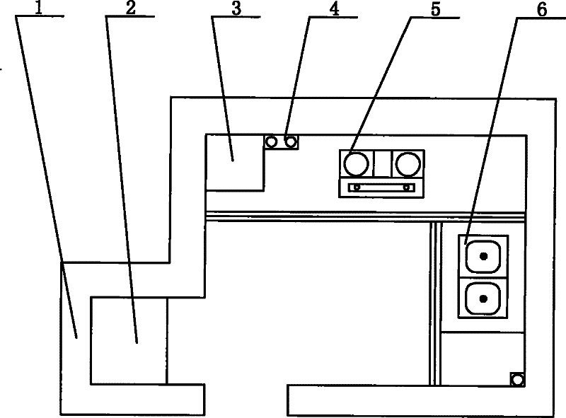 A multifunctional gourmet trolley