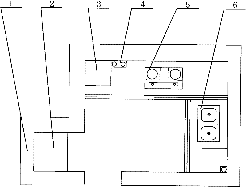 A multifunctional gourmet trolley