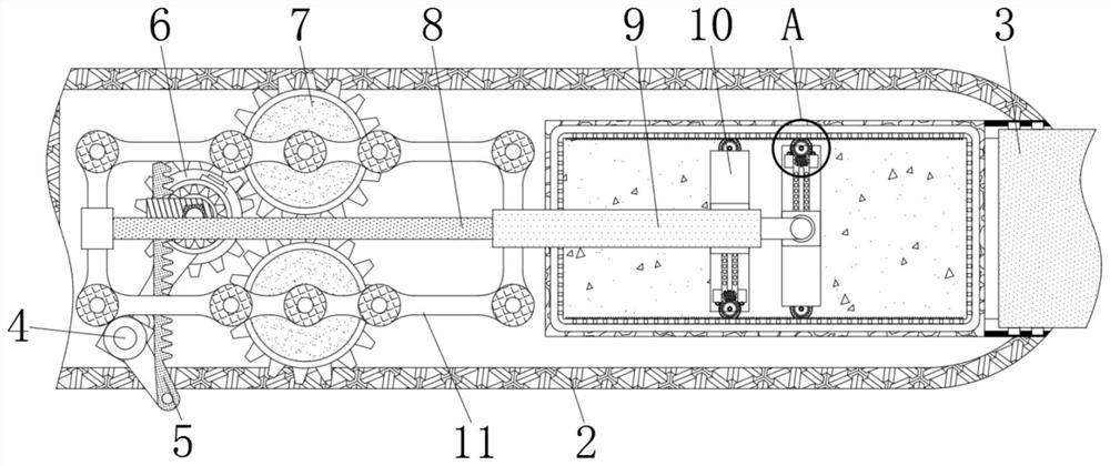 Energy-saving and environment-friendly efficient tin brushing device for television mainboard