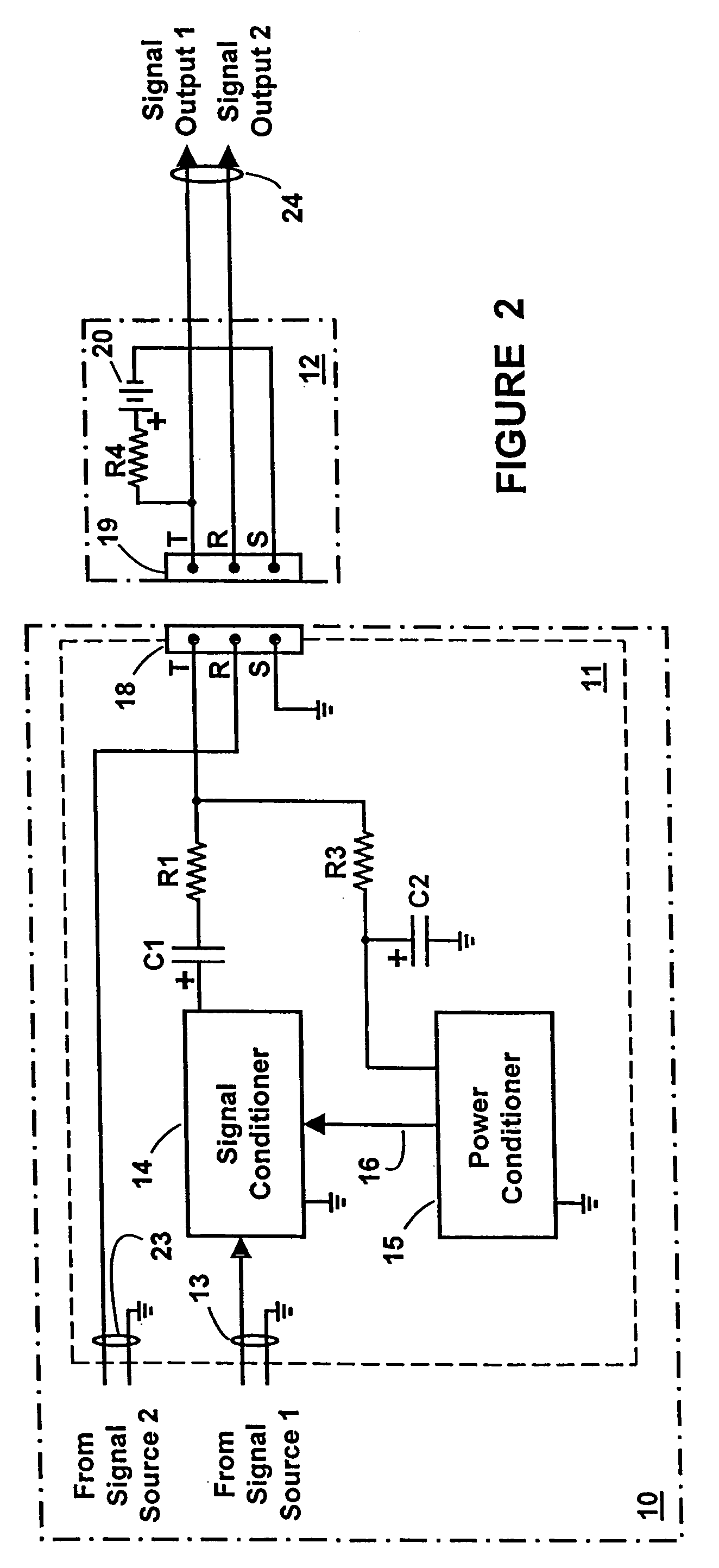 Apparatus for powering an electronic musical instrument