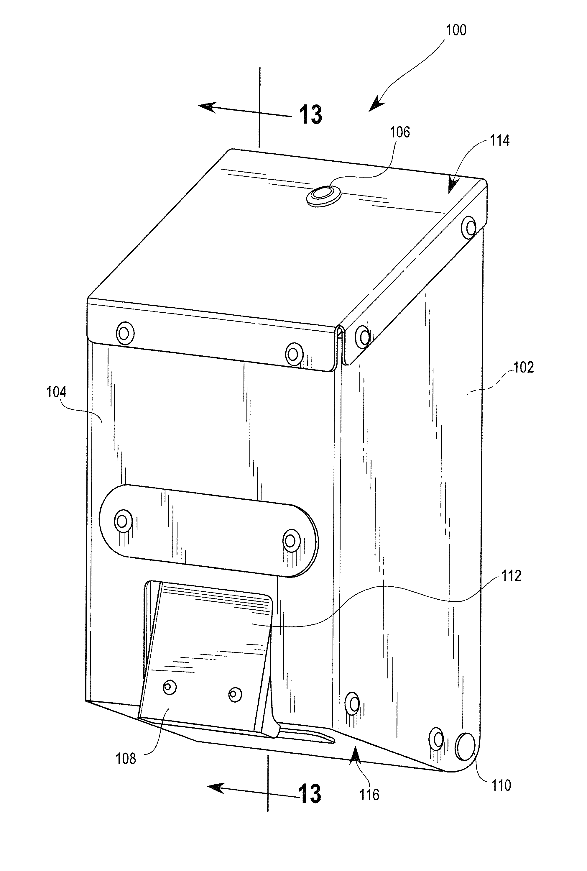 Tamper-proof and ligation resistant dispenser for liquids