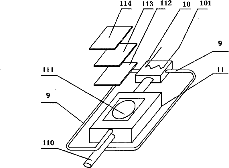 Dew prevention device for low-temperature microscope stage