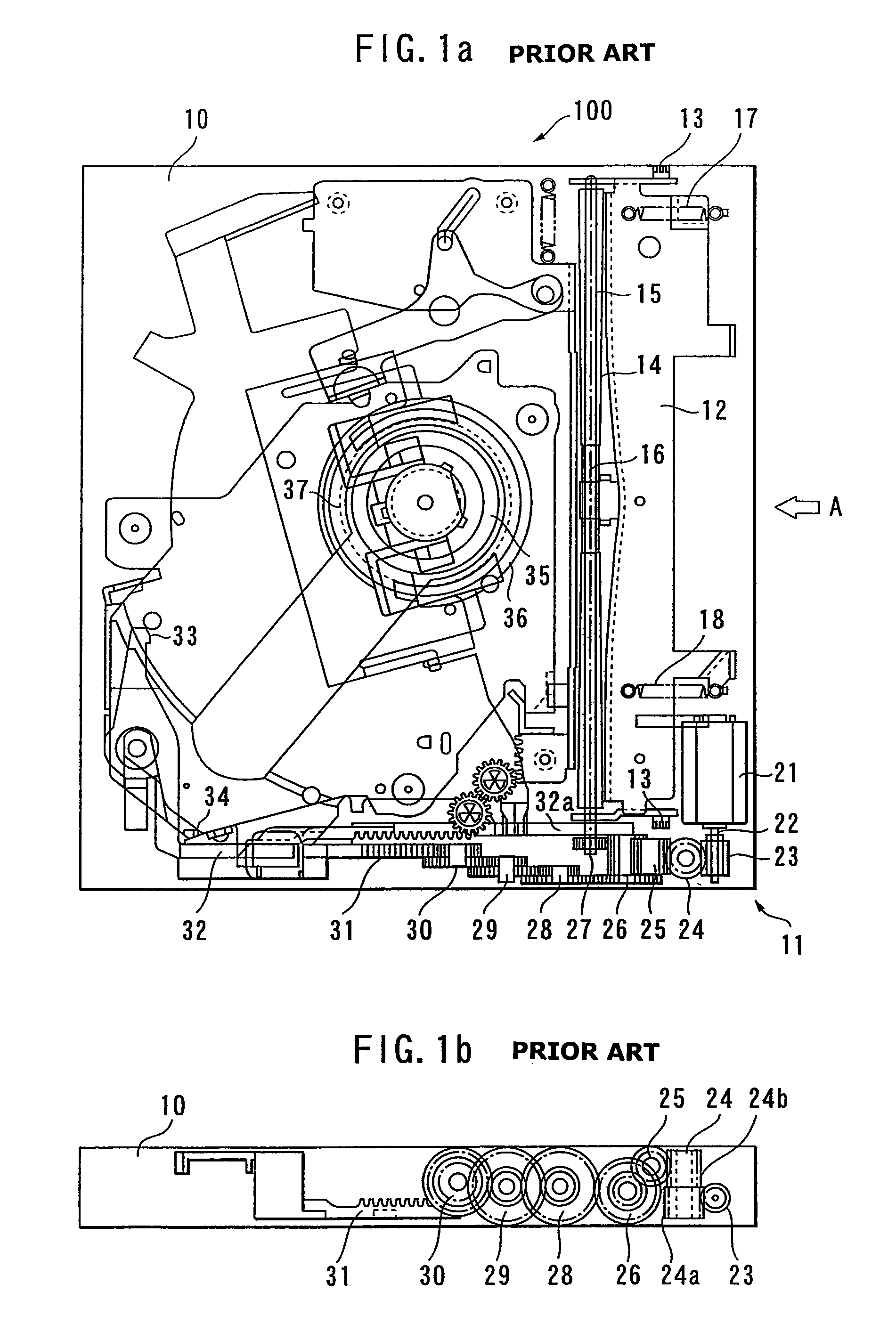 Disk carrying device and optical disk recording/reproducing device