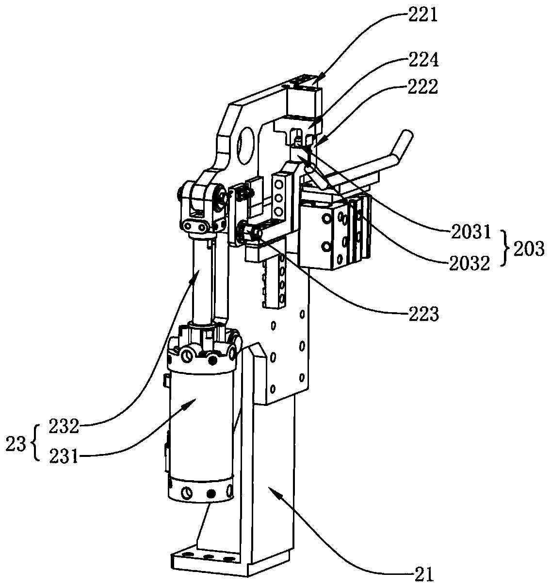 Automobile cantilever support welding fixture, multi-station welding system and welding method