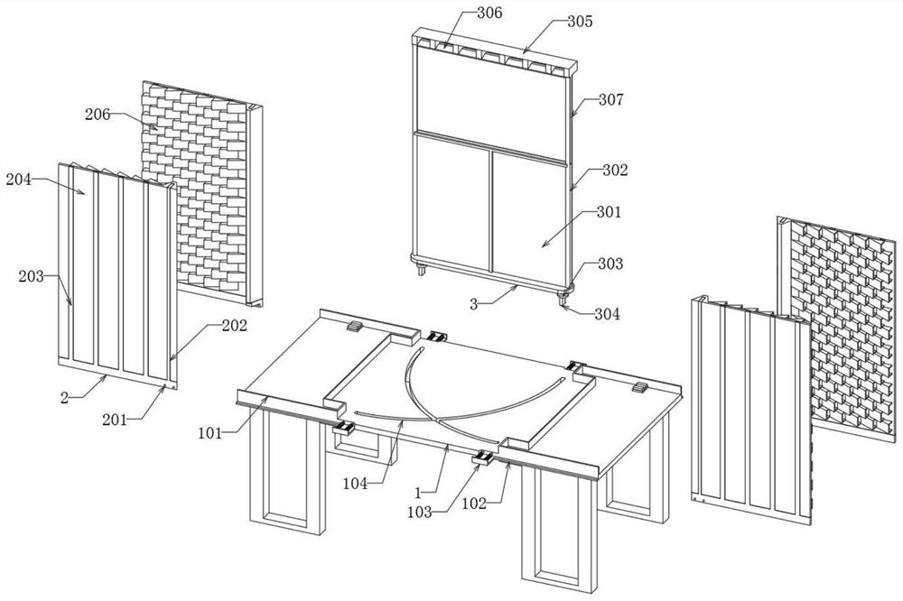 Building cost auxiliary device based on engineering construction